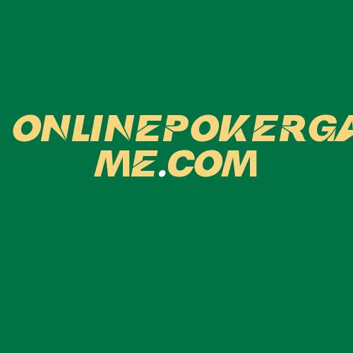 Logo da ONLINEPOKERGAME